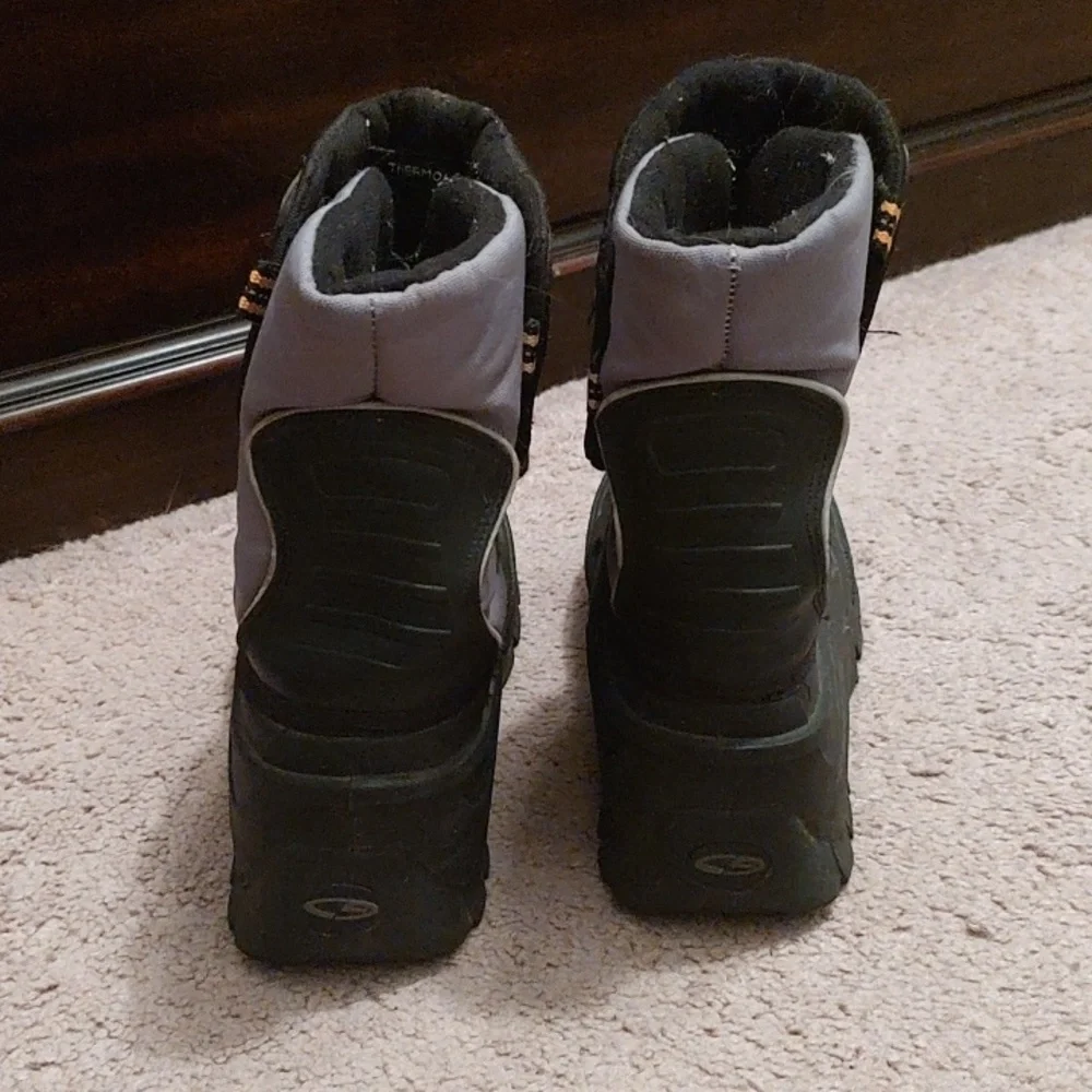 Target Black and Gray Kids Snow Boots